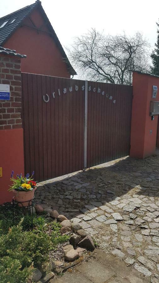 Urlaubsscheune Niedergorsdorf Dış mekan fotoğraf